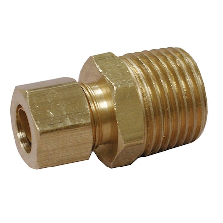 Jones Stephens 1/8in. x 1/8in. Brass Compression x MIP Connector C74121LF